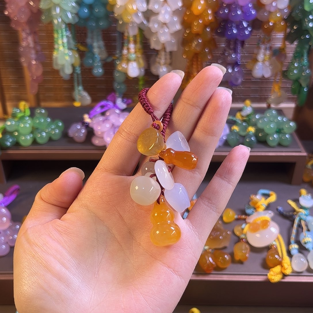 *****玛瑙/玉髓未镶嵌车挂福利款钥匙扣