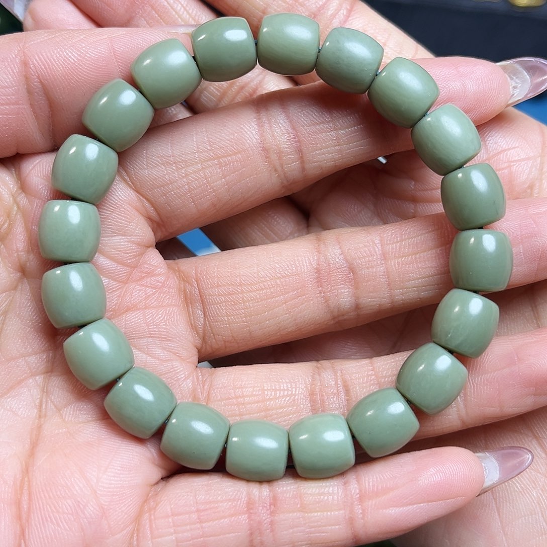 和田玉手串卡10未镶嵌