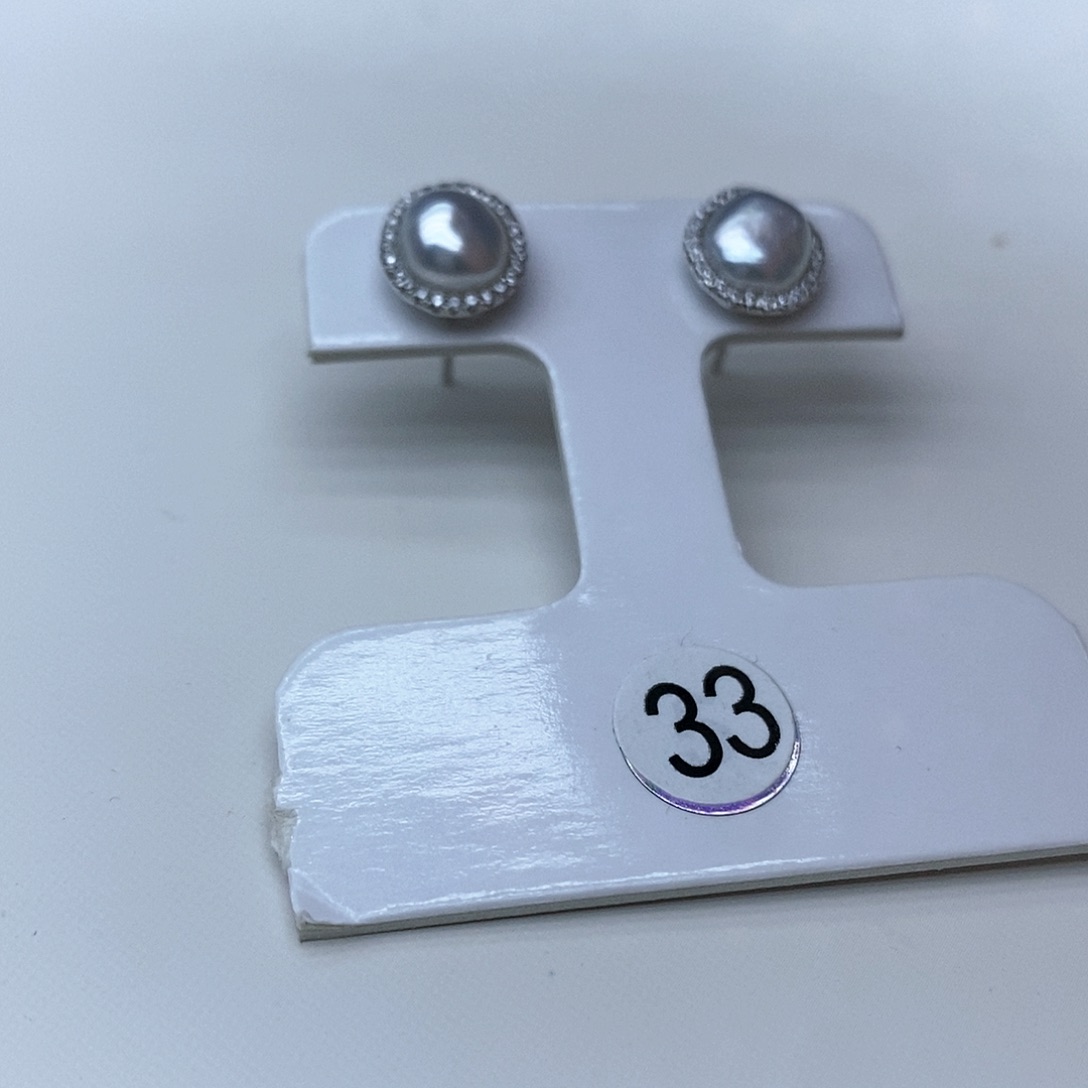 海水珍珠耳饰18K金镶嵌