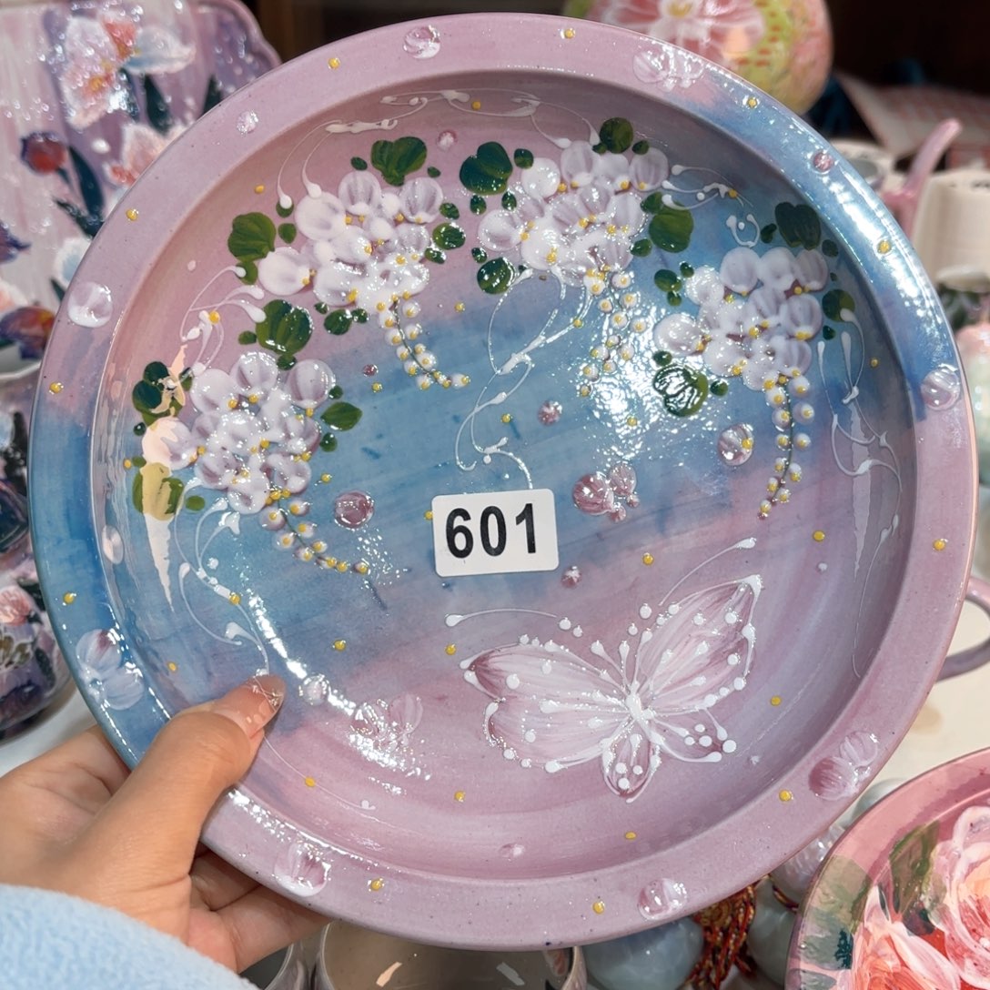 景德镇手绘高温釉下彩陶瓷茶具