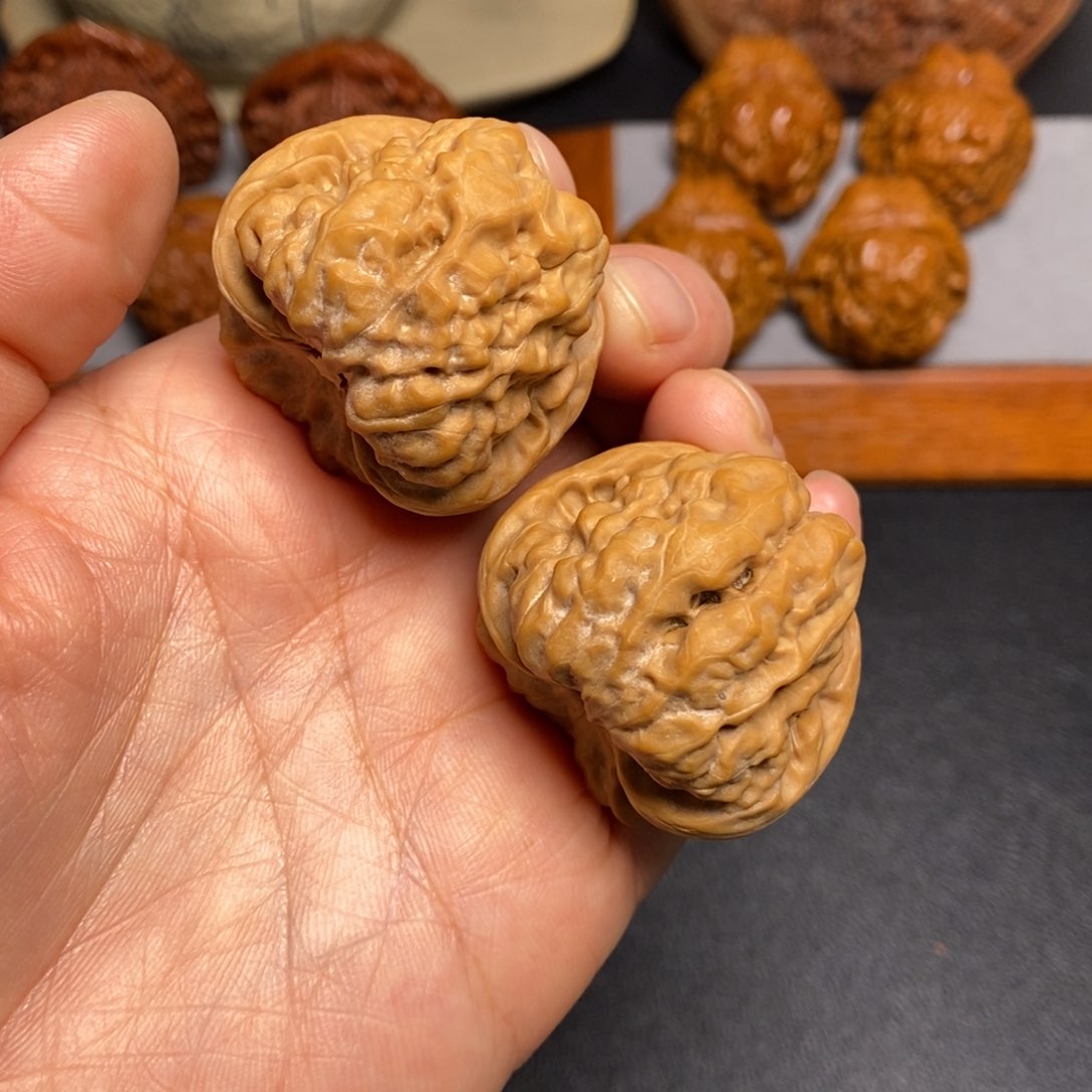 文玩核桃把件38蛤蟆头