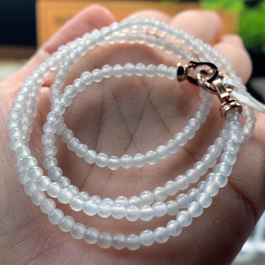 翡翠未镶嵌手链卡3.3