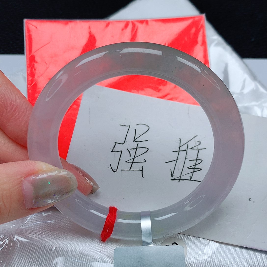 翡翠手镯未镶嵌55圈缅甸天然A货