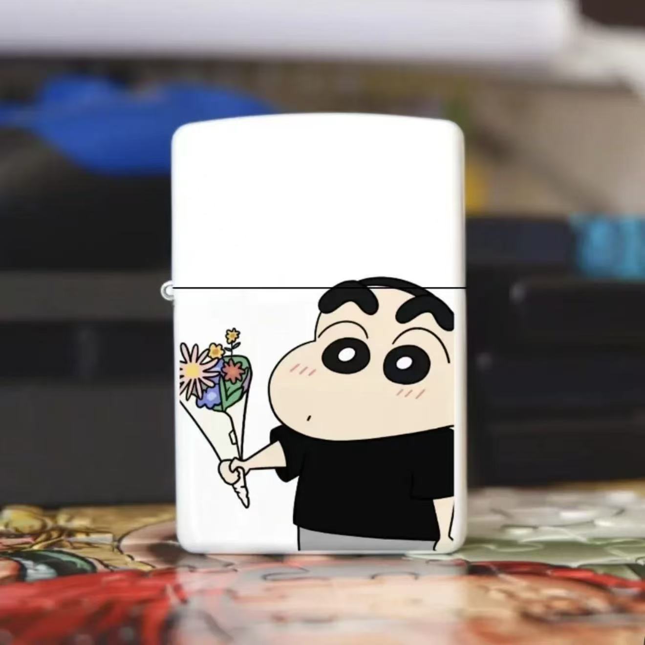 【小新送花】煤油打火机个性高端金属高颜值创意定制打火机翻盖高档