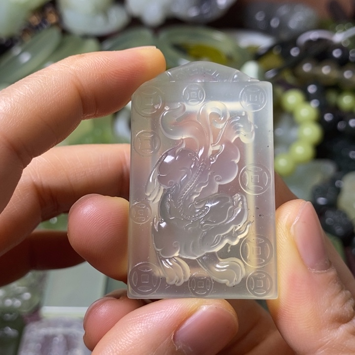 岫玉岫玉颈饰未镶嵌