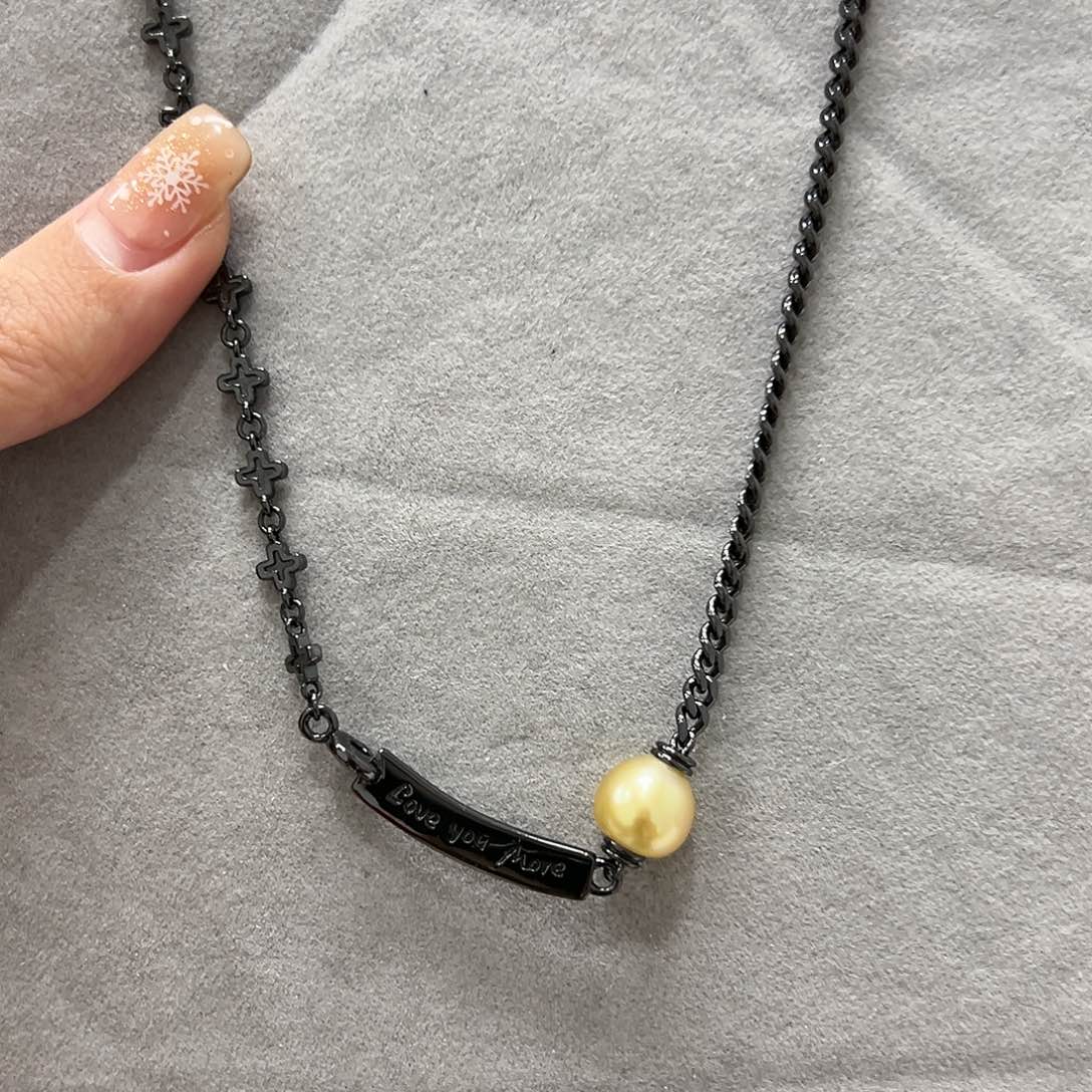 海水珍珠颈饰银S925镶嵌甘*