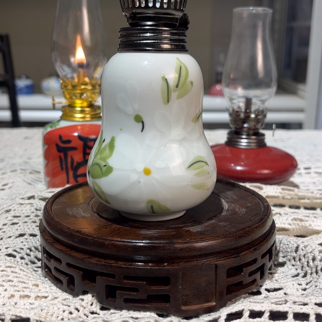 摆件景德镇陶瓷香薰灯