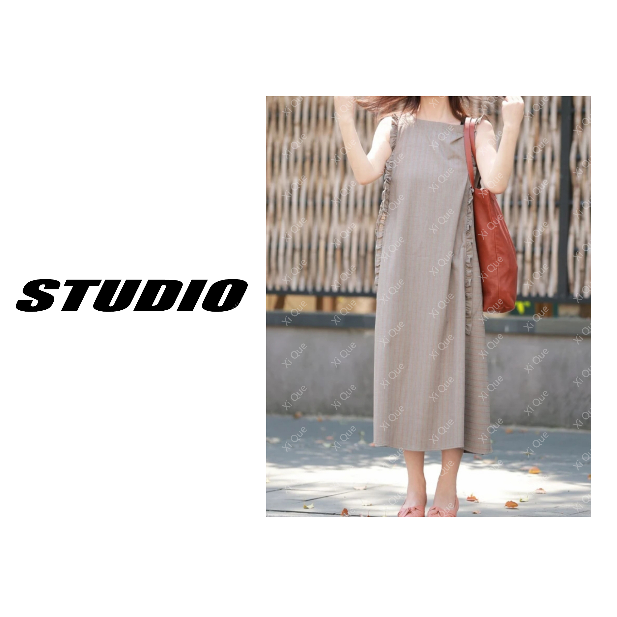 芳菲连衣裙<高级灰> 新款定制 面料版型一比一设计师款