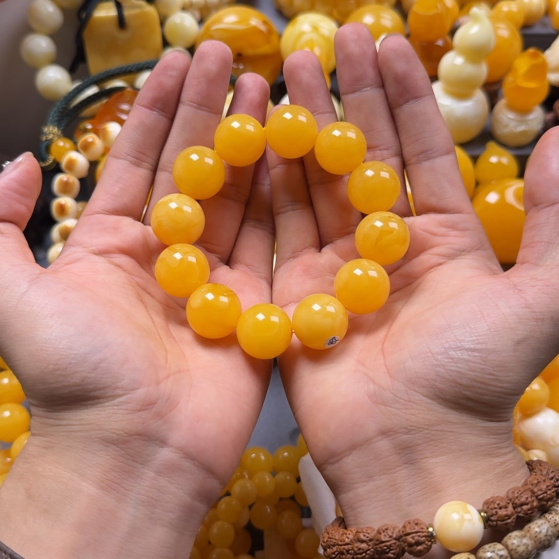 蜜蜡珠宝奇石未镶嵌19mm