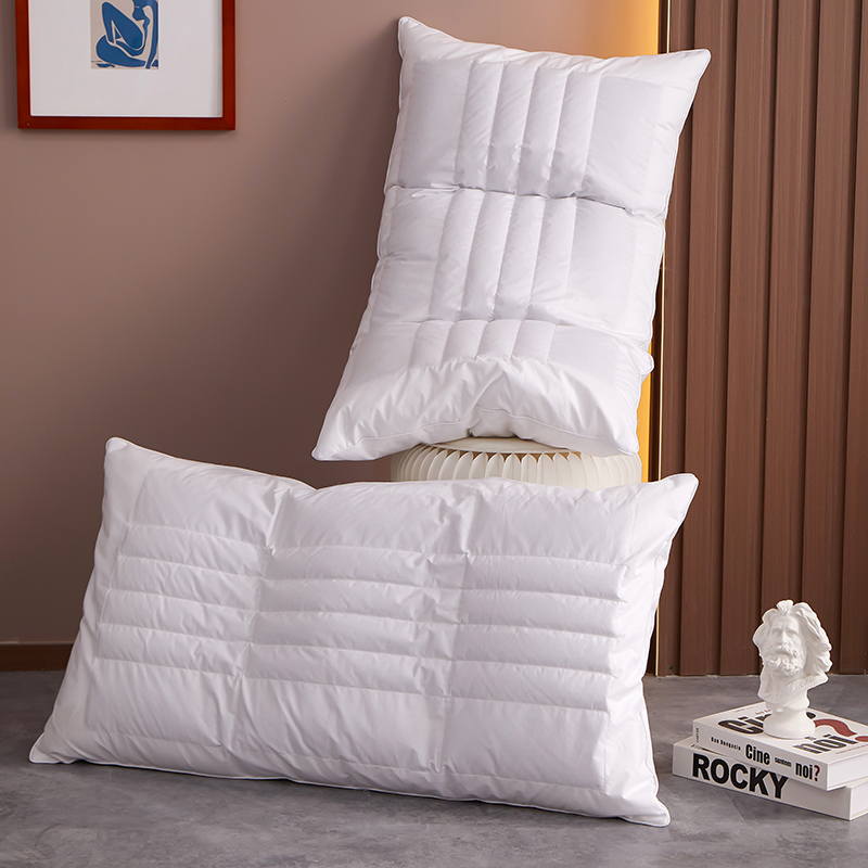 维也纳酒店同款枕头单面荞麦三腔枕芯双面枕护颈保健枕成人家用