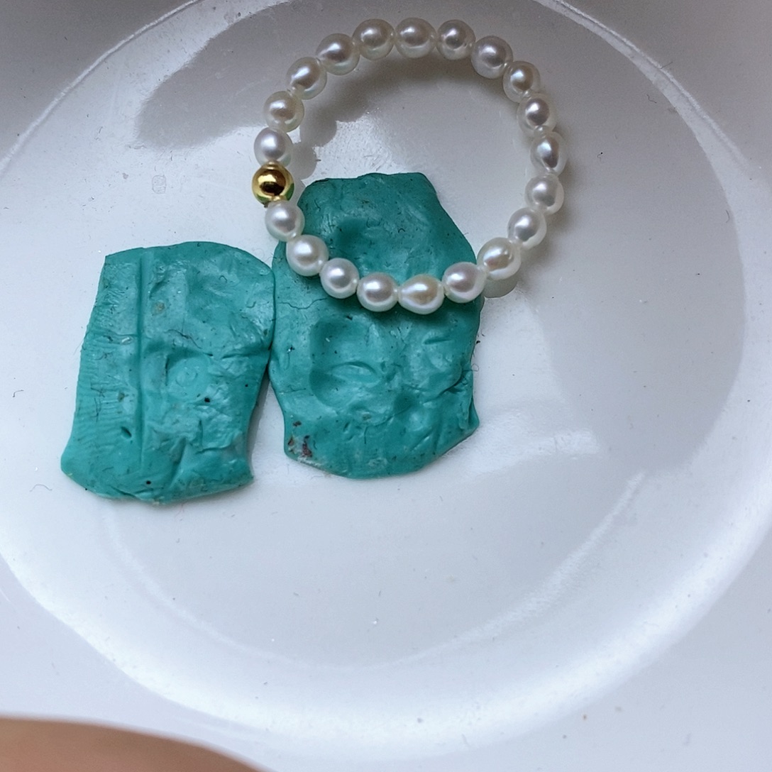 淡水珍珠戒指未镶嵌?****爱