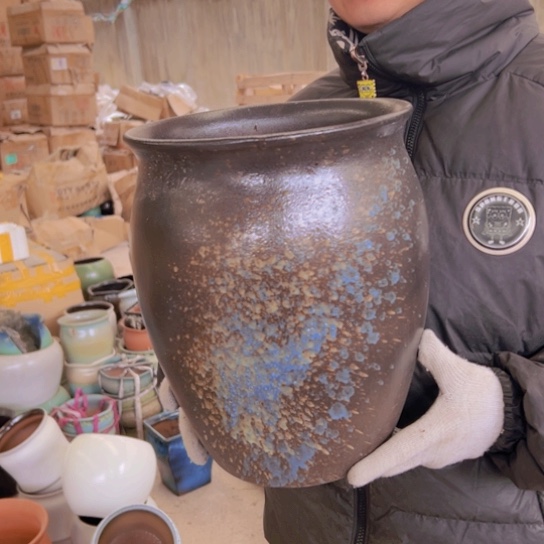 紫砂花盆高30口24————-