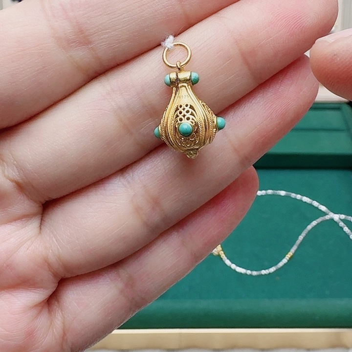 水晶吊坠(不含链)银S925镶嵌吊坠690