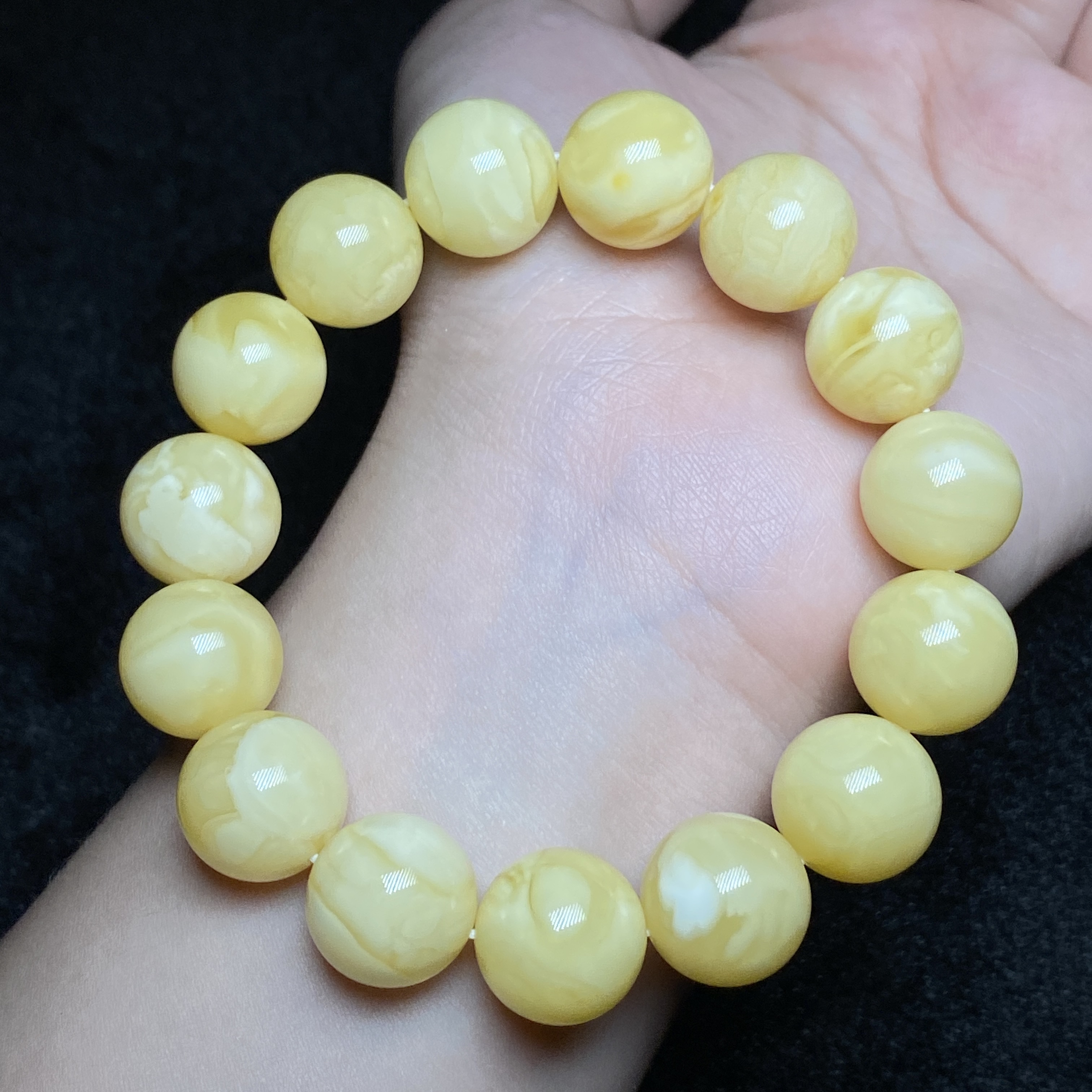 【小北好物】蜜蜡单圈手串约13mm【多样性发一件】-17QH246X81