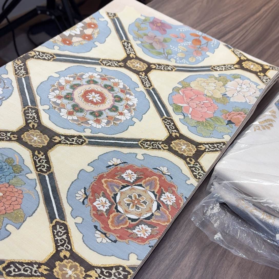 织绣唐锦西阵织带带