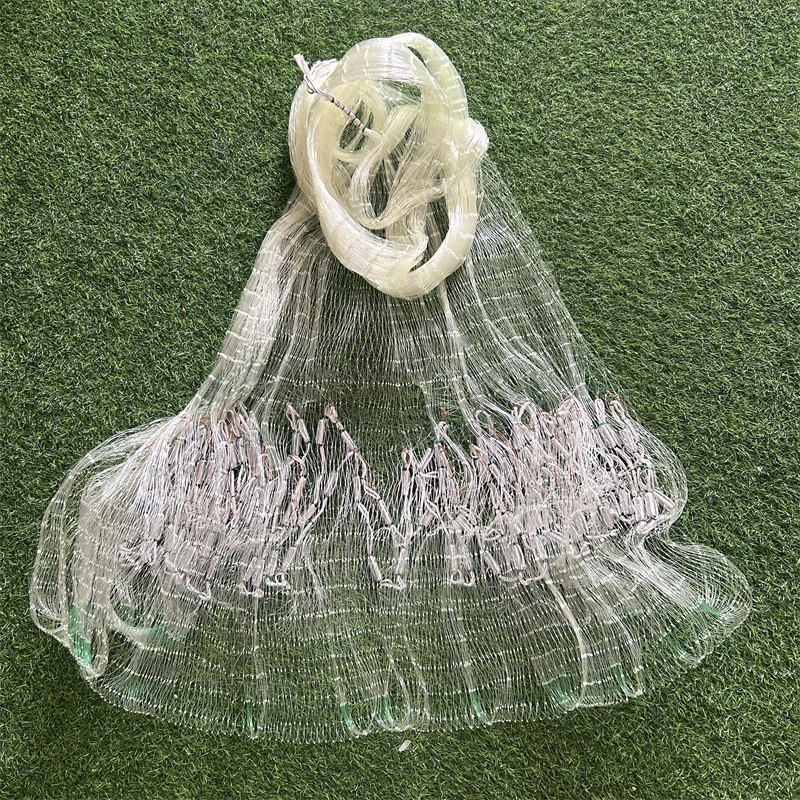 加粗单丝鱼线5号线传统老式手撒手抛网