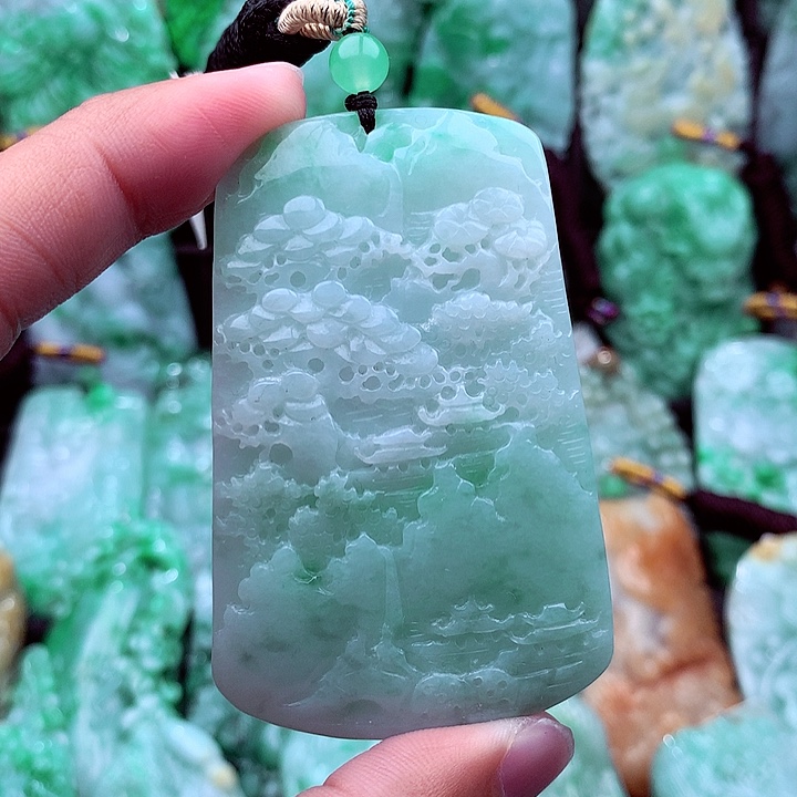 翡翠吊坠(不含链)未镶嵌