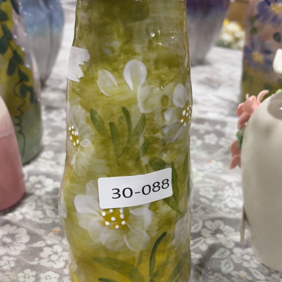 3088 满20发爱退拉黑陶瓷花