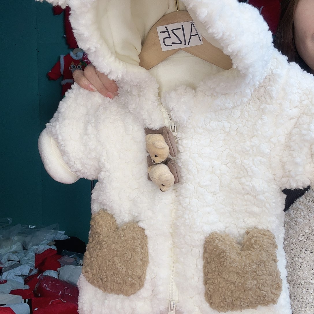 盘***郑直播间米色小白熊73码