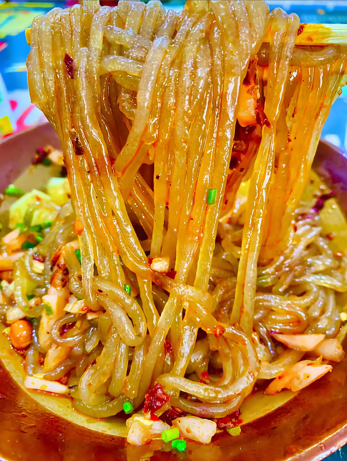 溆浦特色美食地方特产龙潭锅面