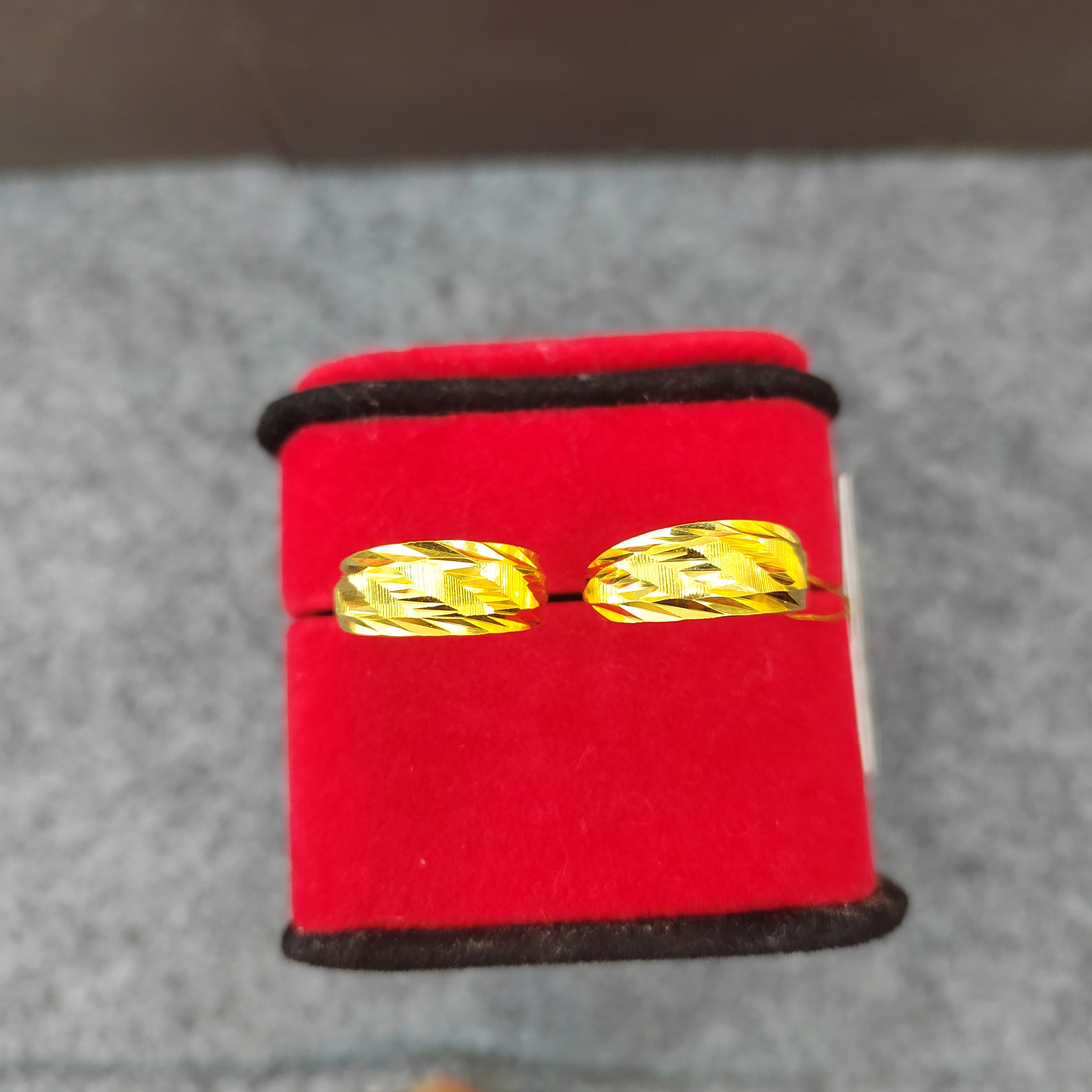 足金耳环 大肚耳环  真金 假一赔十