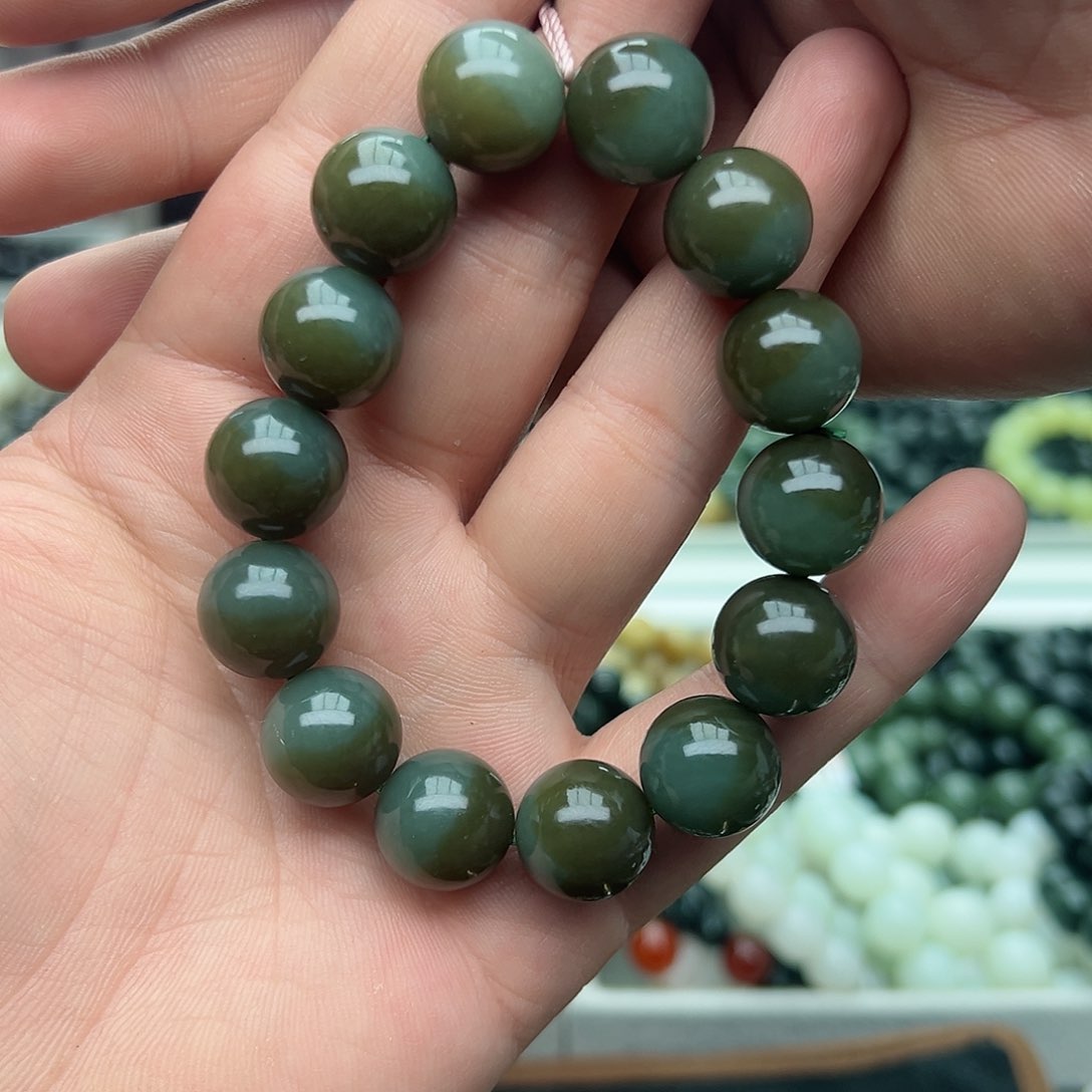 和田玉手链未镶嵌