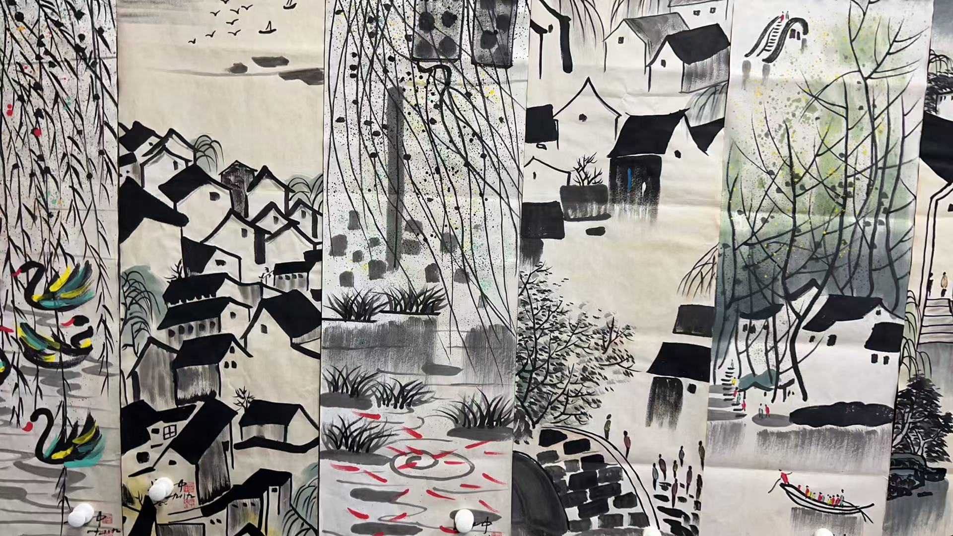 【树新】精品八条屏装饰画通用链接