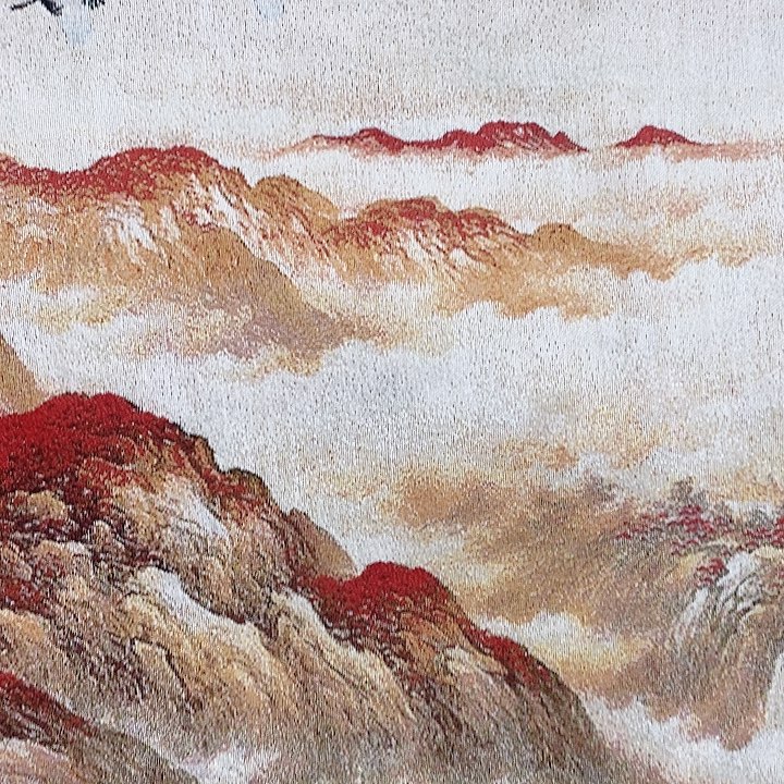 织绣摆件如图所见即所得