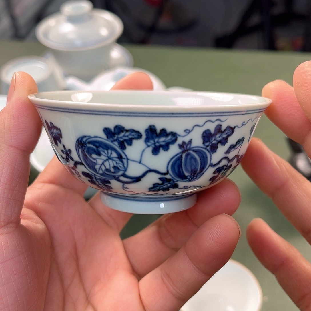 杯青花瓷器青花瓷器