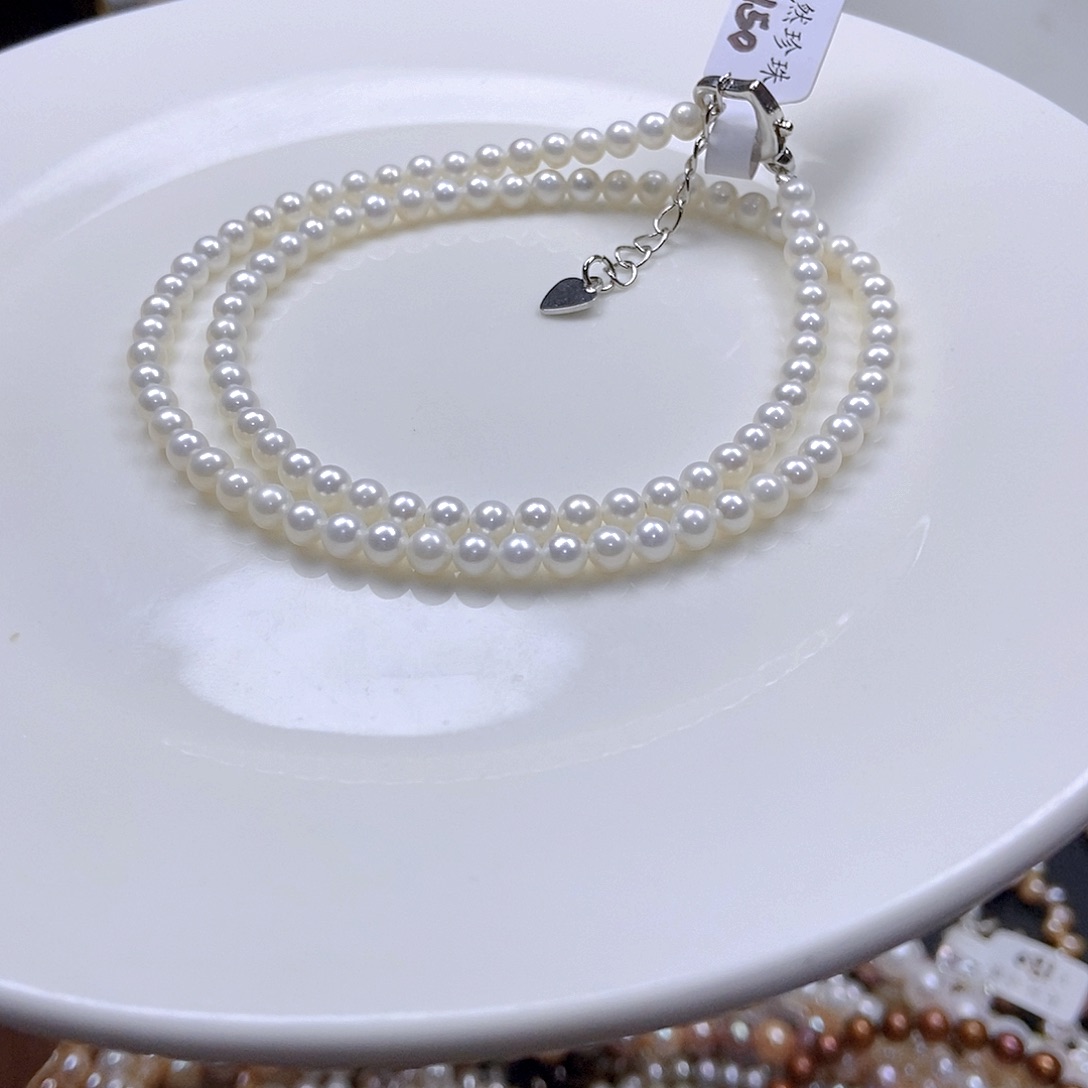 淡水珍珠合金颈饰幸**饶