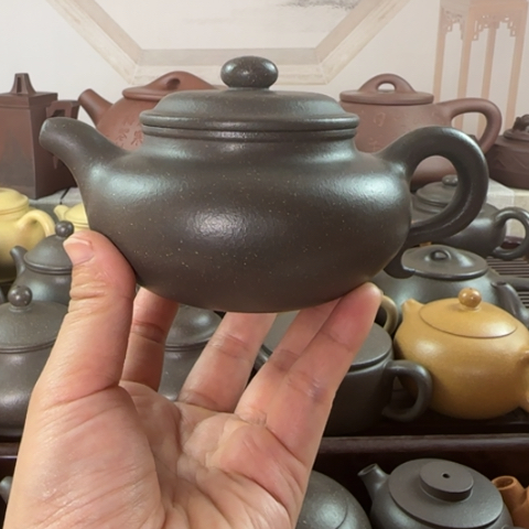 茶壶紫砂梨皮天青250cc