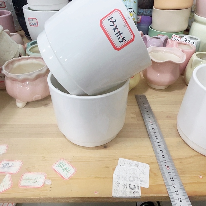 陶瓷花盆全场12包邮