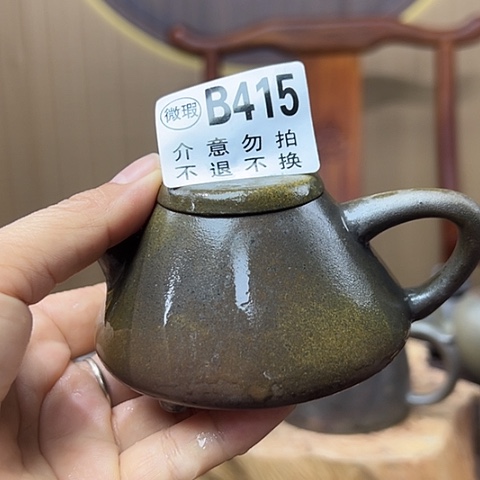 戬谷龙窑柴烧茶壶415