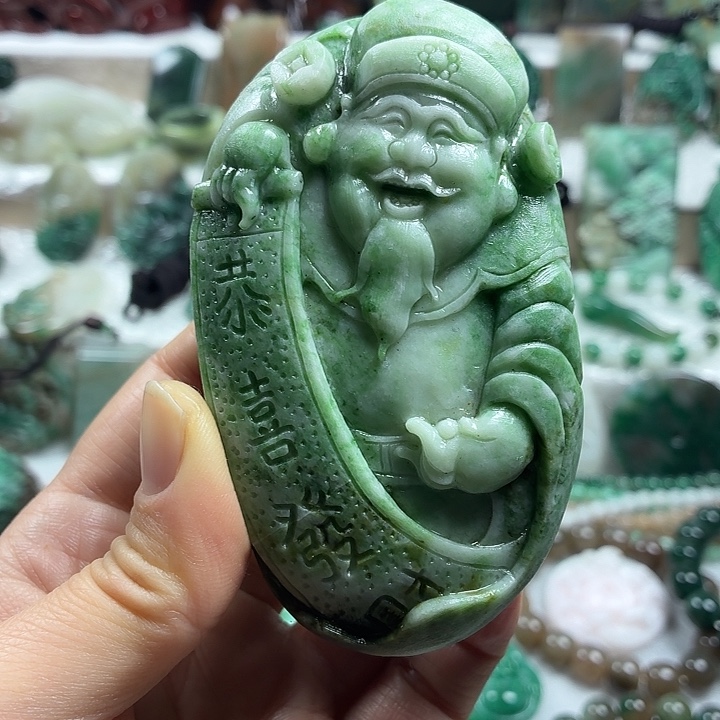 洁***斋独山玉未镶嵌吊坠