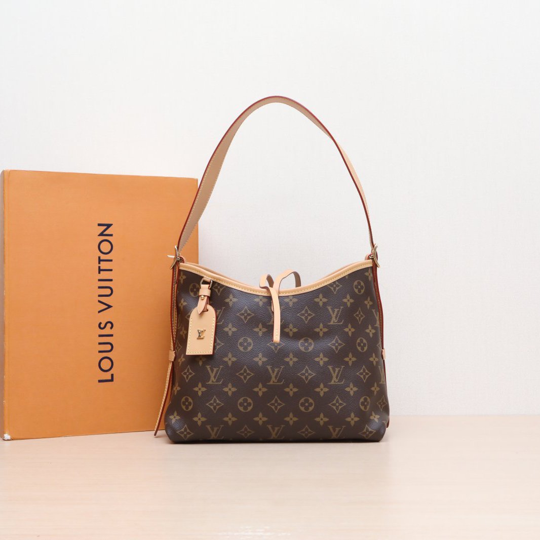 99新 LouisVuitton/路易威登 小花佳珊CARRYALL 小号 老花包