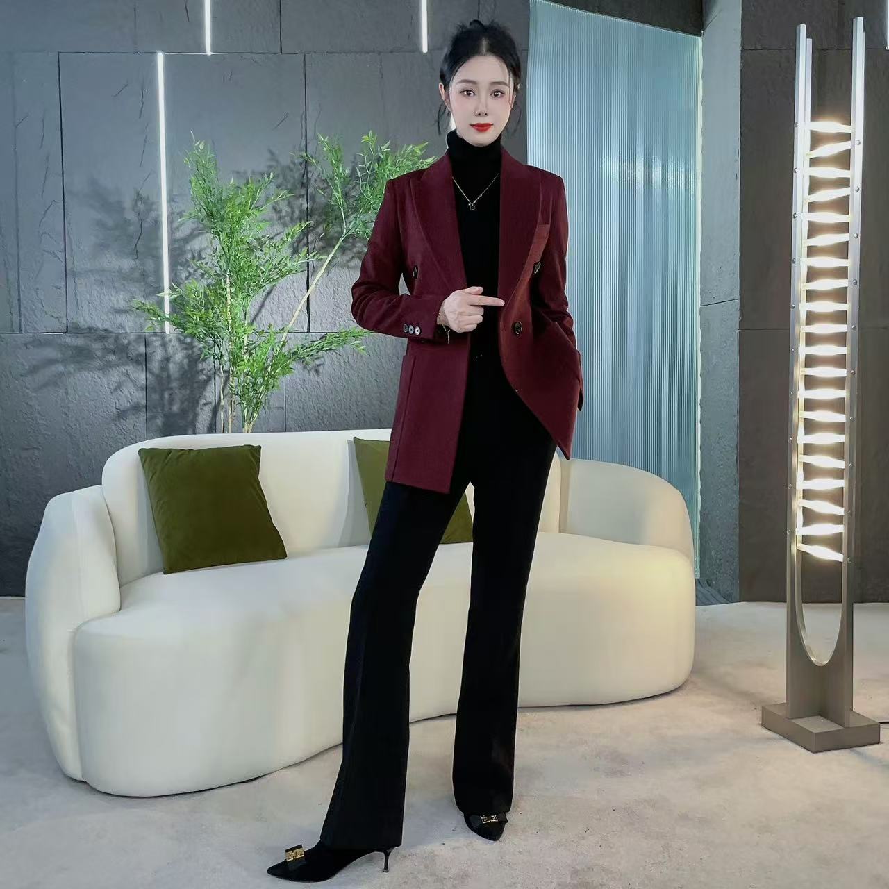 Falaibang/法莱邦154四色秋冬款单西装外套