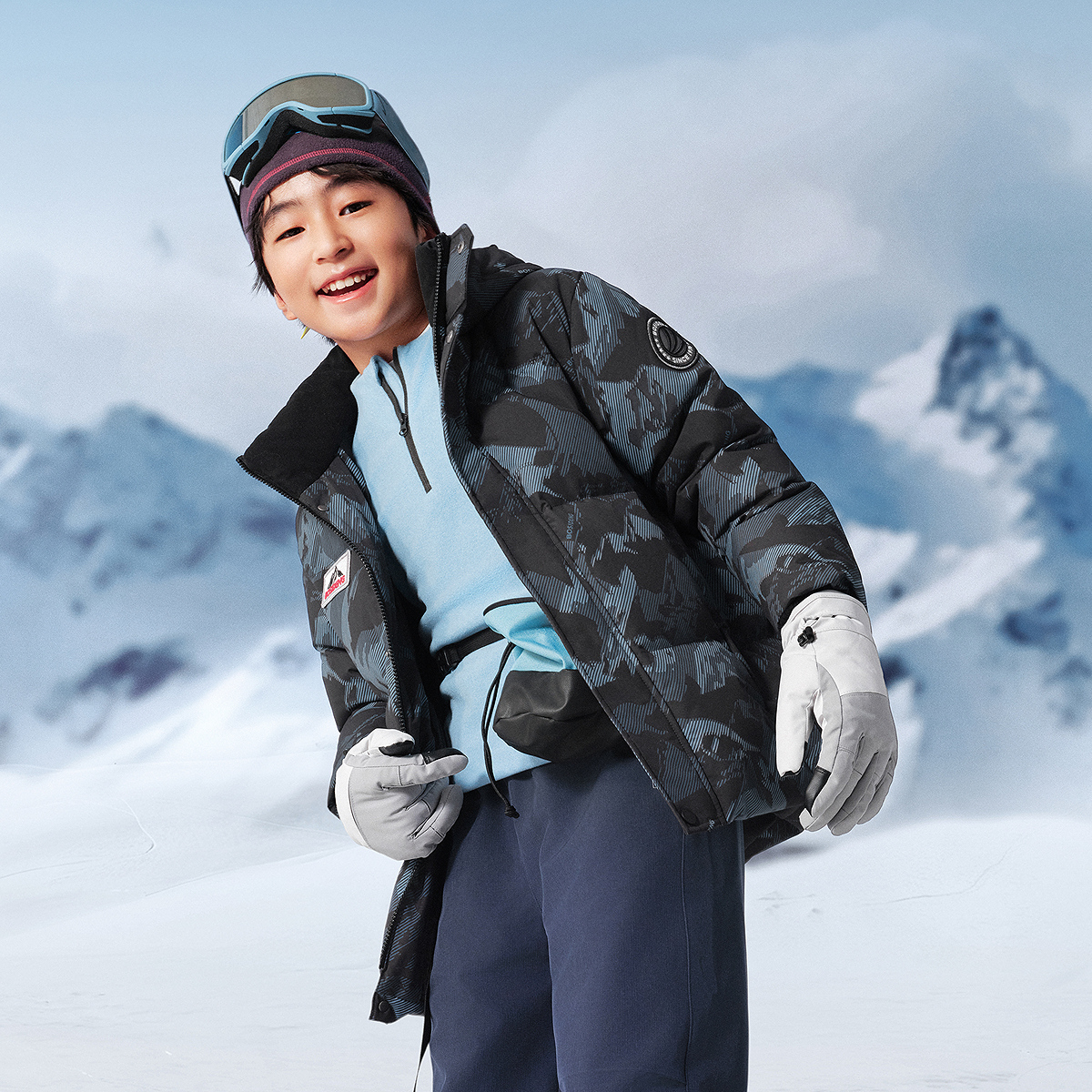 【25新款】波司登儿童中性极寒经典极寒羽绒服T250242330