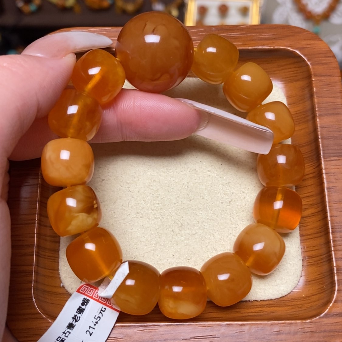 【闪购商品】手链蜜蜡未镶嵌手串