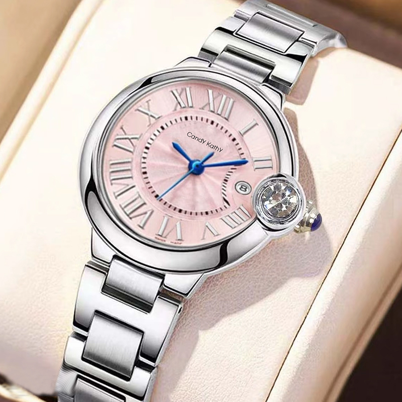 Candy Kathy【官方正版】ck310 女士时尚单日历腕表d