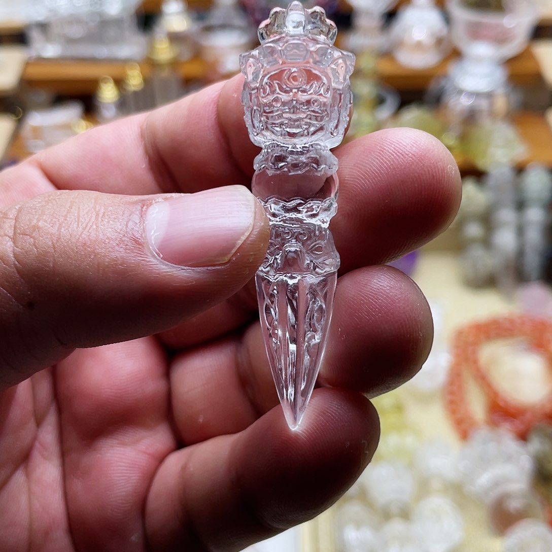 水晶颈饰未镶嵌吊坠