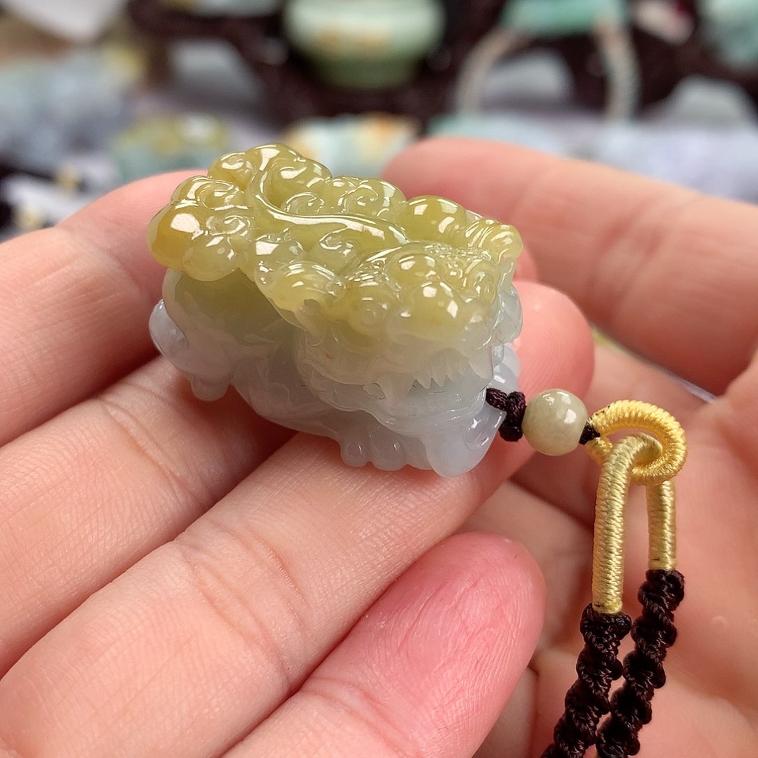 【闪购商品】翡翠颈饰未镶嵌翡翠貔貅