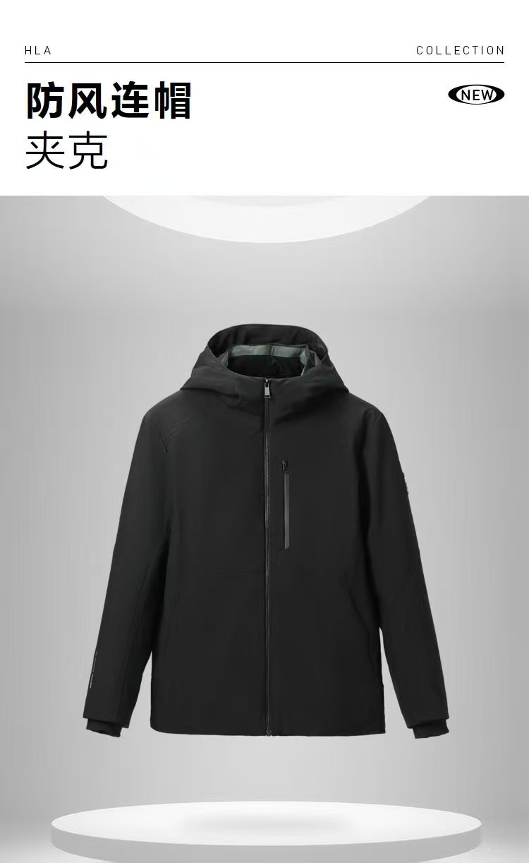 【尾货】H家品牌连帽厚款羊毛聚能棉三防冲锋衣棉服
