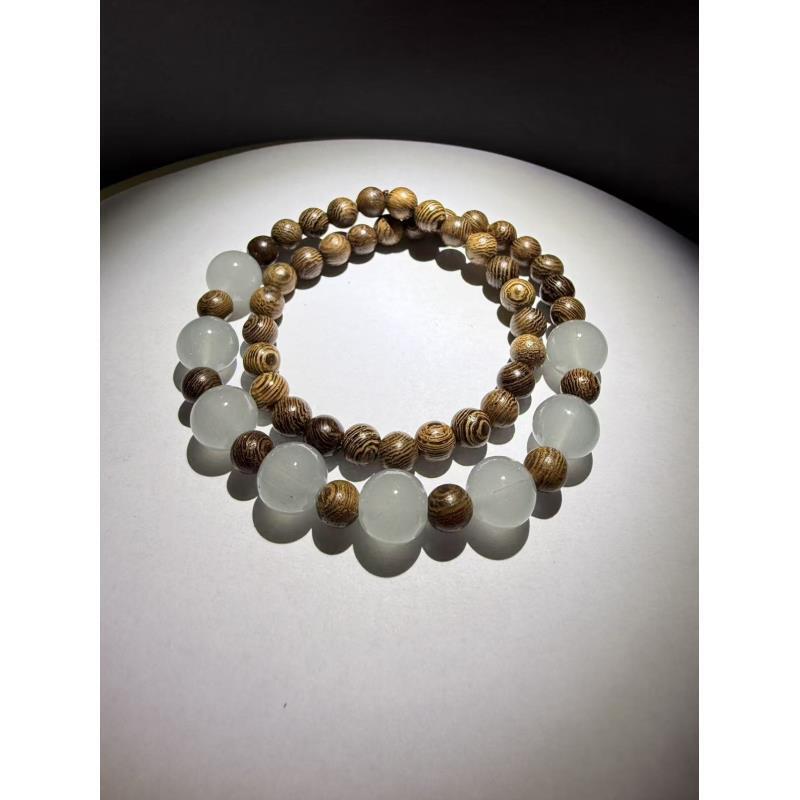 D1172-檀木双圈手串