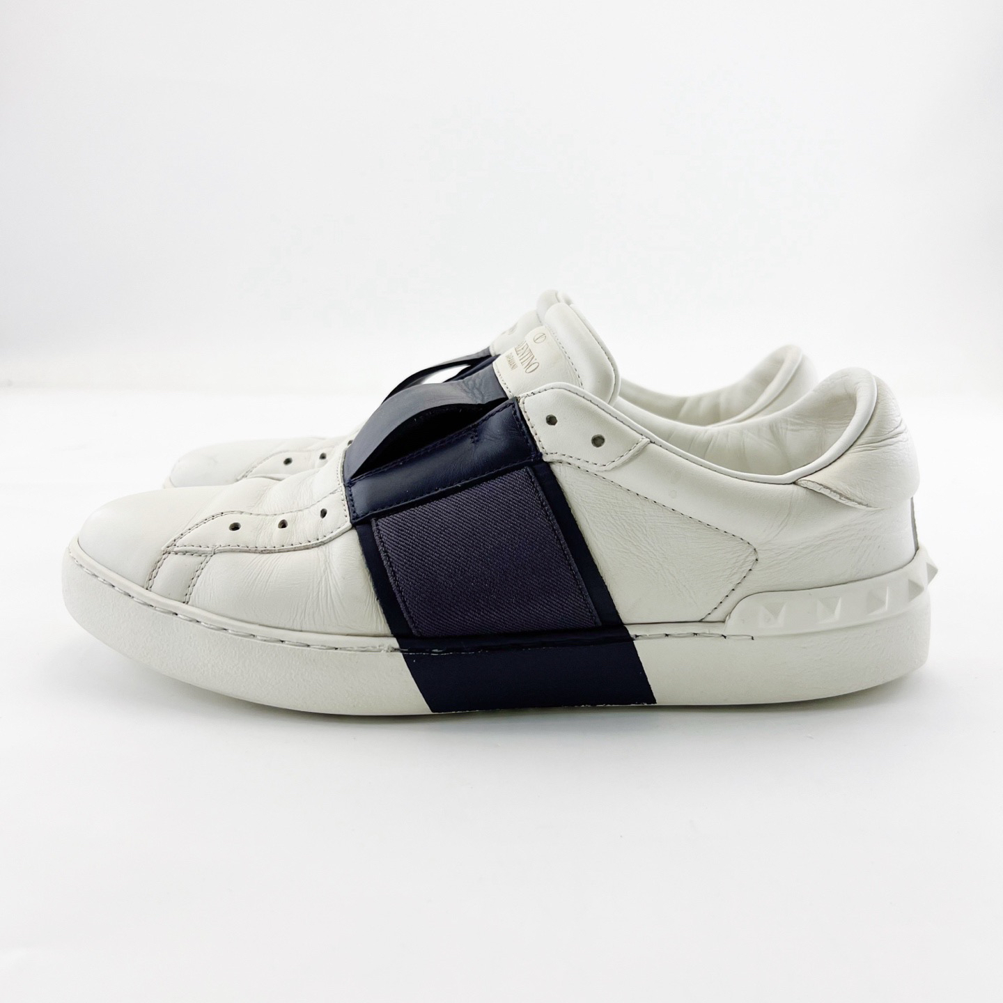 95新 Valentino/华伦天奴 40码/牛皮拼色低帮休闲鞋/15372394
