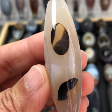 玛瑙/玉髓未镶嵌吊坠(不含链)