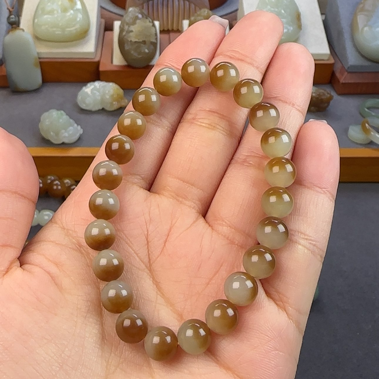 【闪购商品】和田玉手串未镶嵌觉*