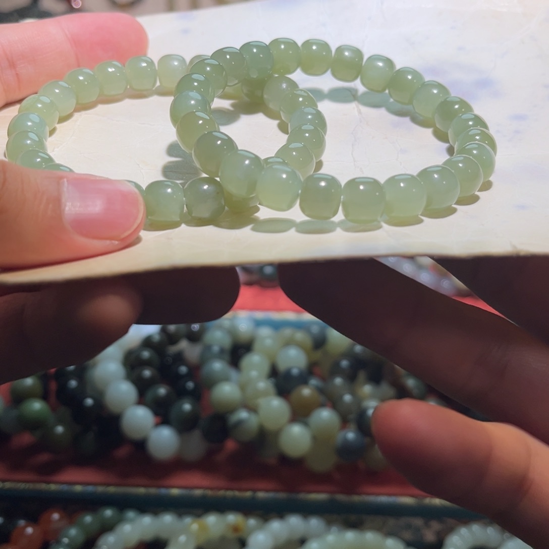 手链未镶嵌和田玉拍一发一