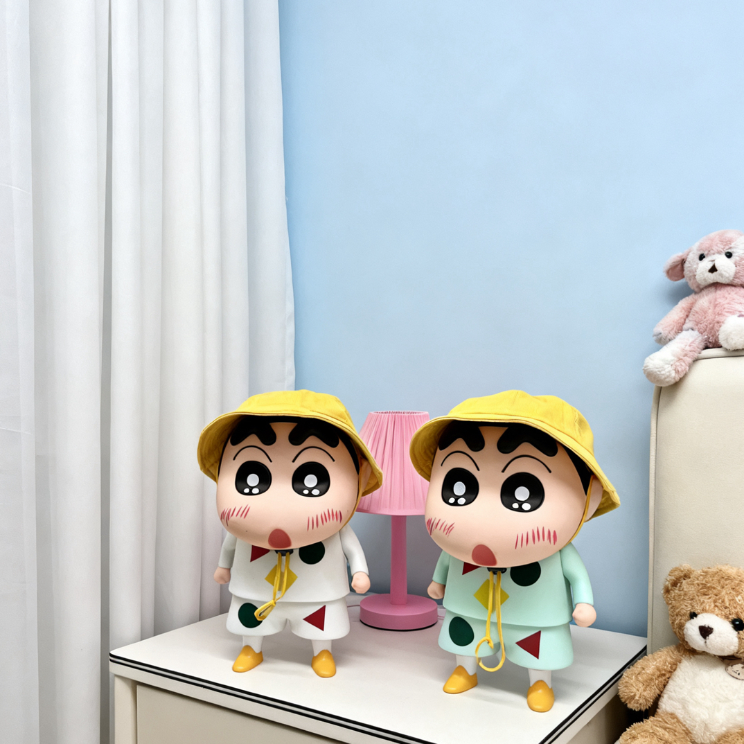 蜡笔小新手办摆件大号睡衣小新摆件收藏潮玩手办生日礼物礼盒包装