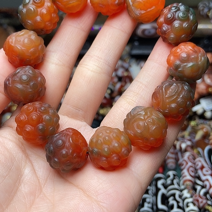 玛瑙/玉髓未镶嵌手链