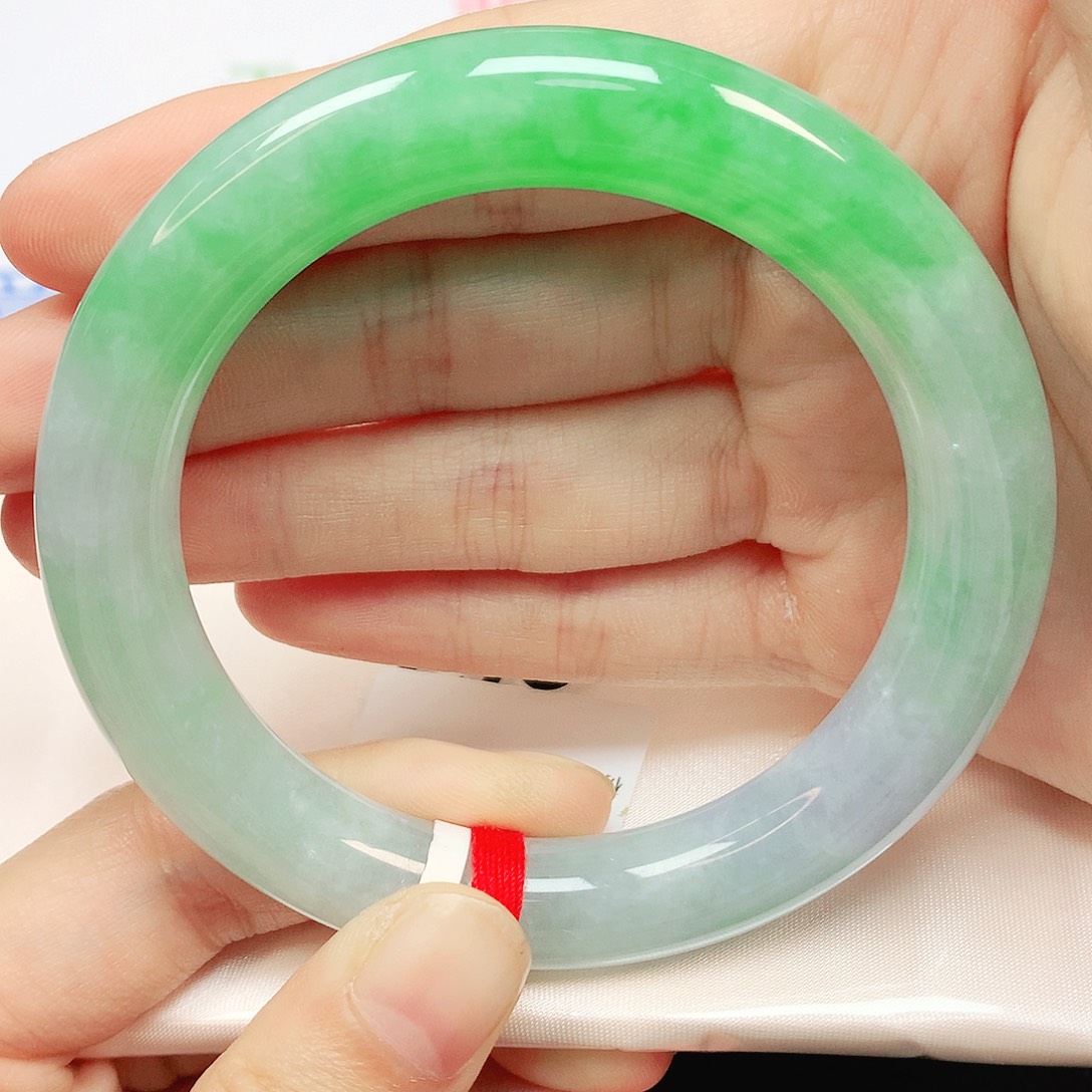 未镶嵌手镯翡翠翡翠手镯56圆